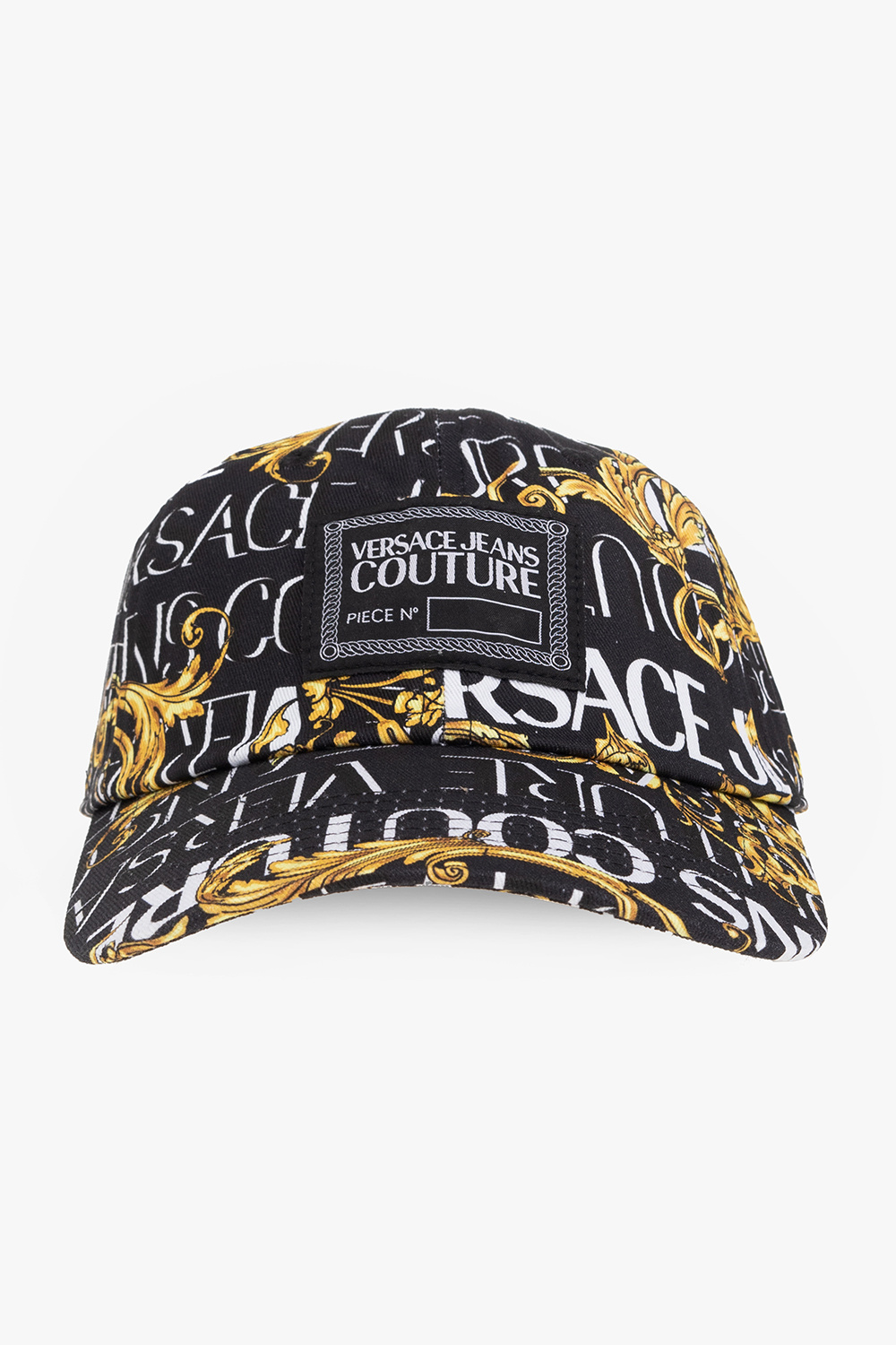 Bucket hat with a logo - Black Baseball cap Versace Jeans